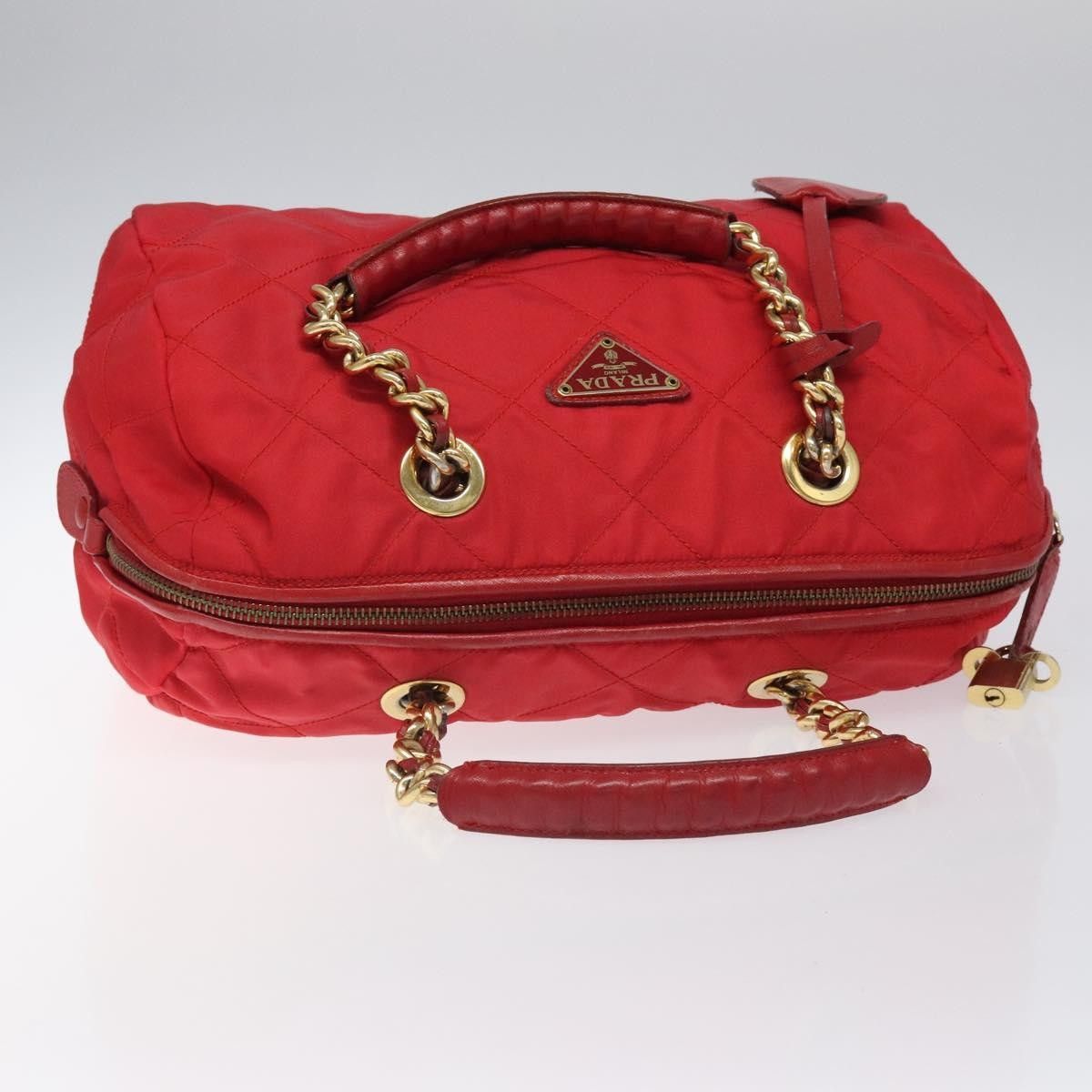 Prada Prada Vintage Zip Handbag Tessuto Size ONE SIZE - 17 Thumbnail