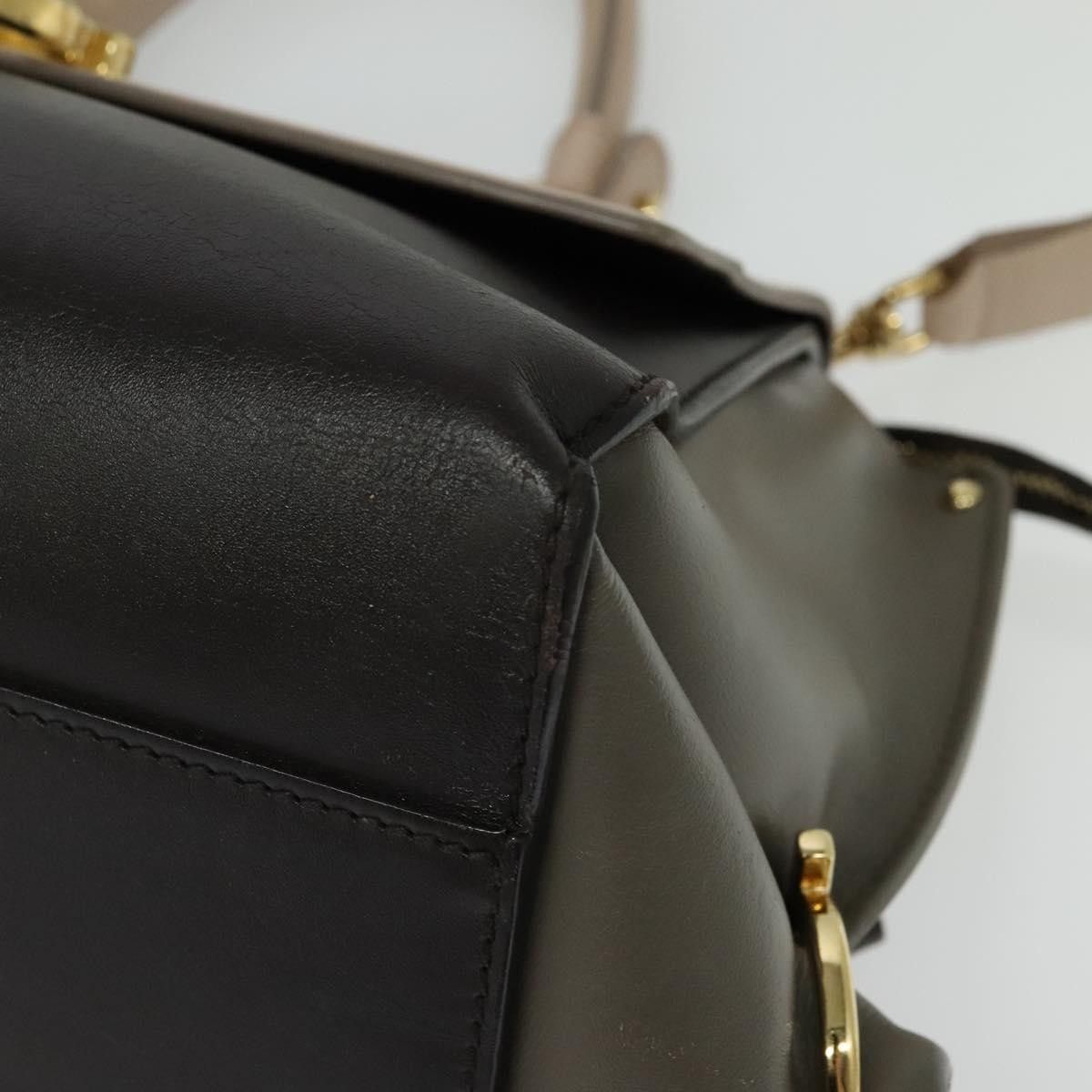 Salvatore Ferragamo Salvatore Ferragamo Sofia Satchel Leather Size ONE SIZE - 11 Thumbnail