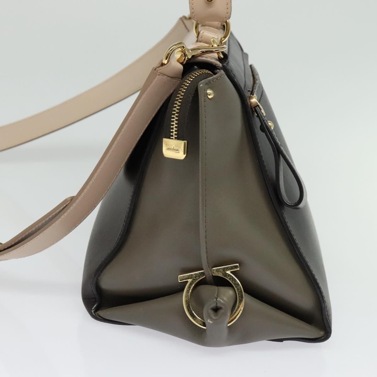 Salvatore Ferragamo Salvatore Ferragamo Sofia Satchel Leather Size ONE SIZE - 4 Thumbnail