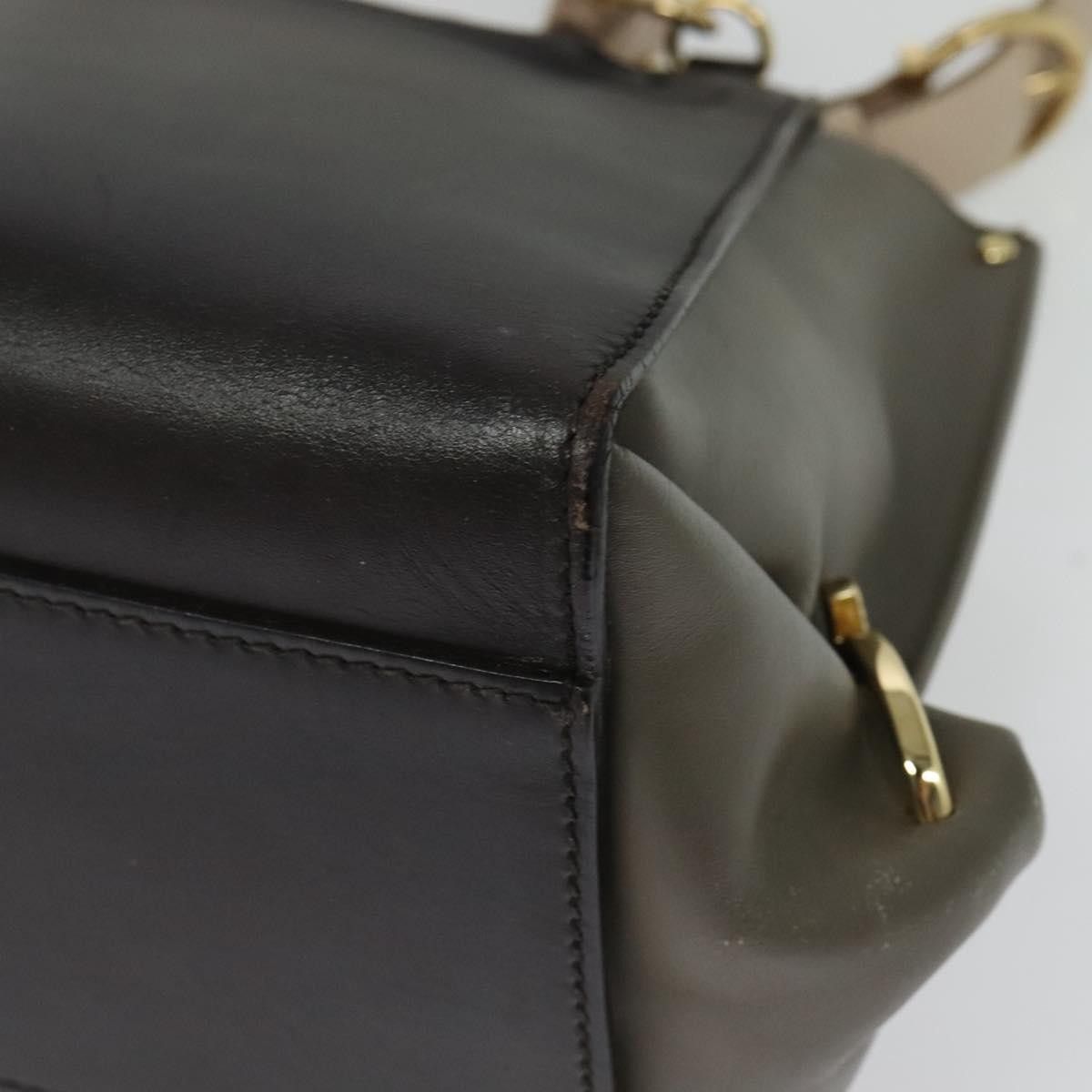 Salvatore Ferragamo Salvatore Ferragamo Sofia Satchel Leather Size ONE SIZE - 10 Thumbnail