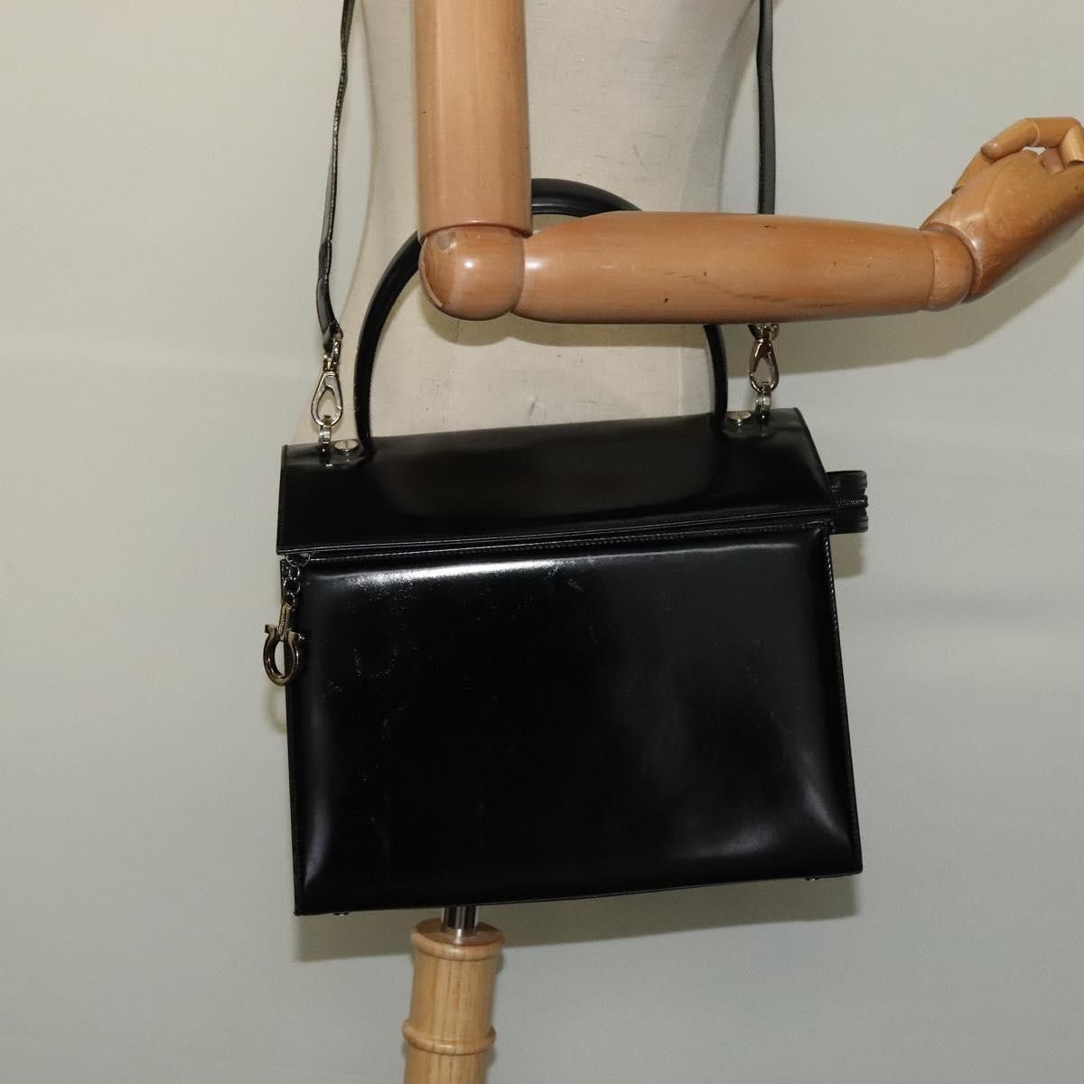 Salvatore Ferragamo Salvatore Ferragamo Gancini Patent leather Size ONE SIZE - 13 Thumbnail