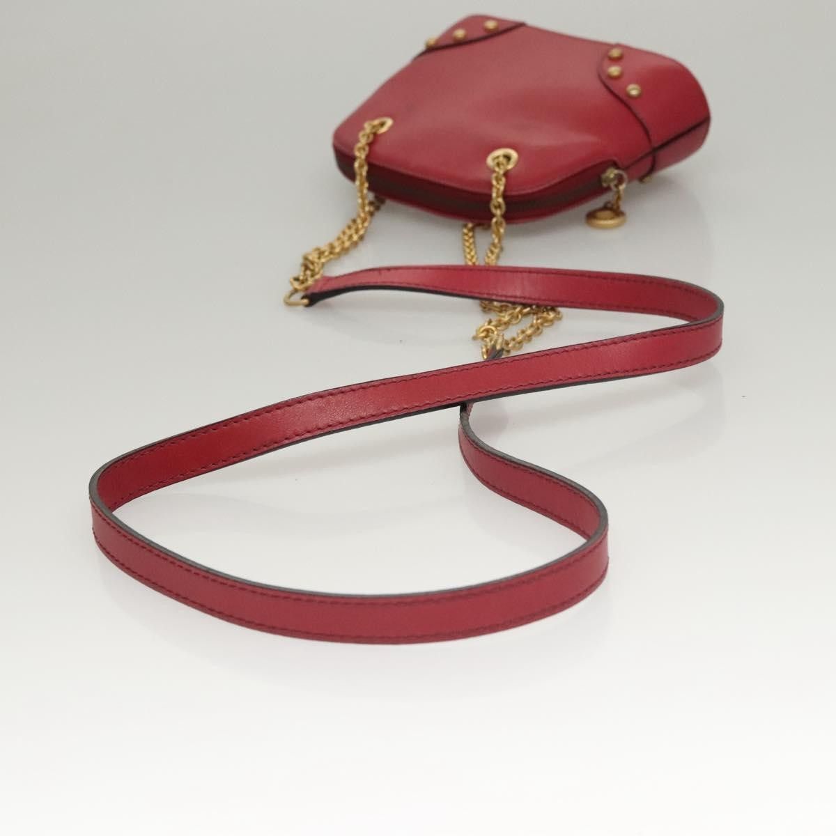 Celine Celine Zip Around Chain Shoulder Bag Leather Size ONE SIZE - 8 Thumbnail