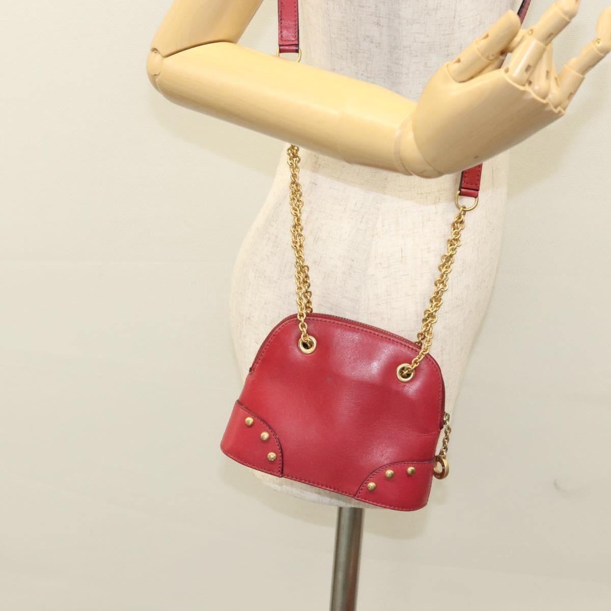 Celine Celine Zip Around Chain Shoulder Bag Leather Size ONE SIZE - 15 Thumbnail