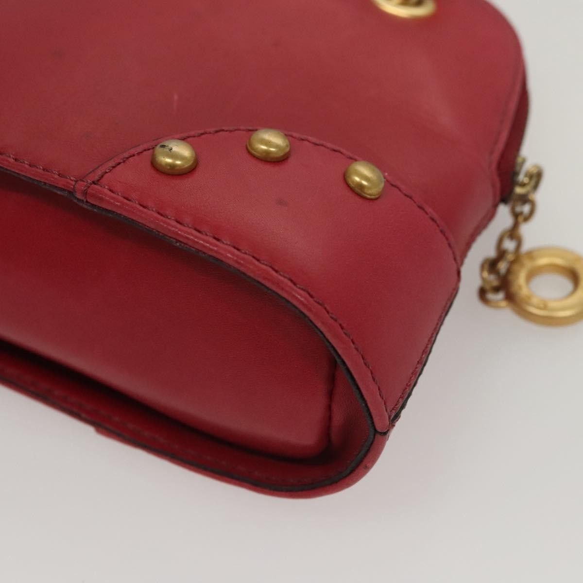 Celine Celine Zip Around Chain Shoulder Bag Leather Size ONE SIZE - 10 Thumbnail