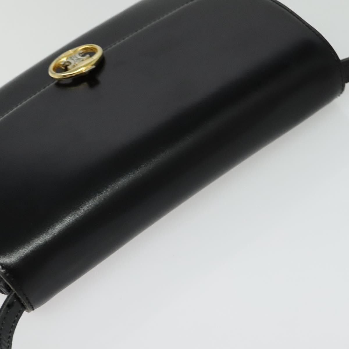 Celine Celine Vintage Triomphe Flap Bag Leather Size ONE SIZE - 15 Thumbnail