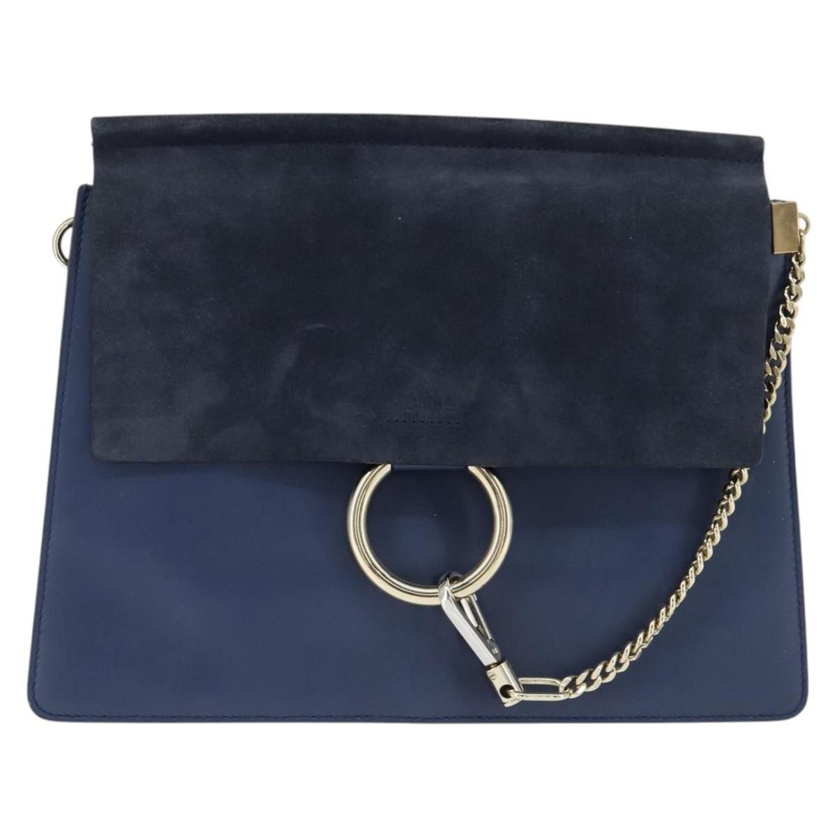Chloe Chloe Faye Shoulder Bag Leather and Suede Size ONE SIZE - 17 Thumbnail