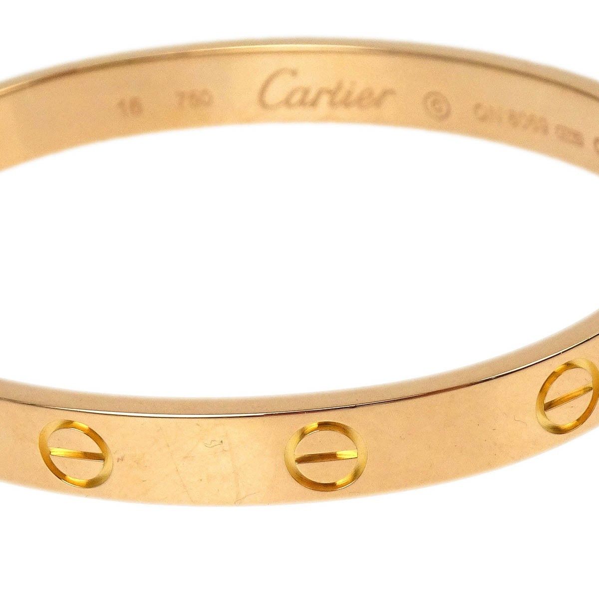 Cartier Cartier Love Bracelet Brushed 18K Rose Gold Size ONE SIZE - 3 Thumbnail