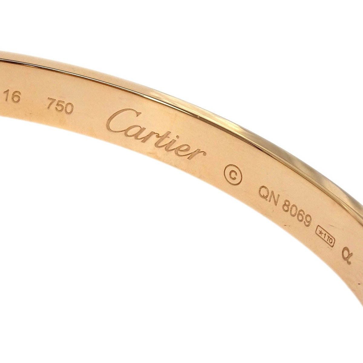Cartier Cartier Love Bracelet Brushed 18K Rose Gold Size ONE SIZE - 4 Thumbnail