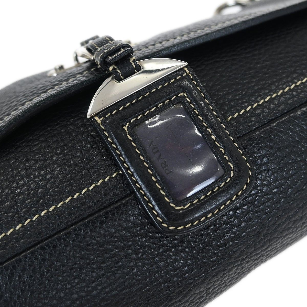 Prada Prada Vintage Shoulder Bag Leather Size ONE SIZE - 6 Thumbnail