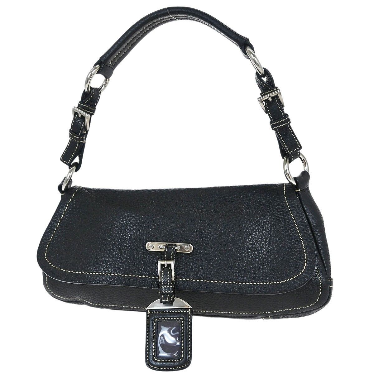 Prada Prada Vintage Shoulder Bag Leather Size ONE SIZE - 2 Thumbnail