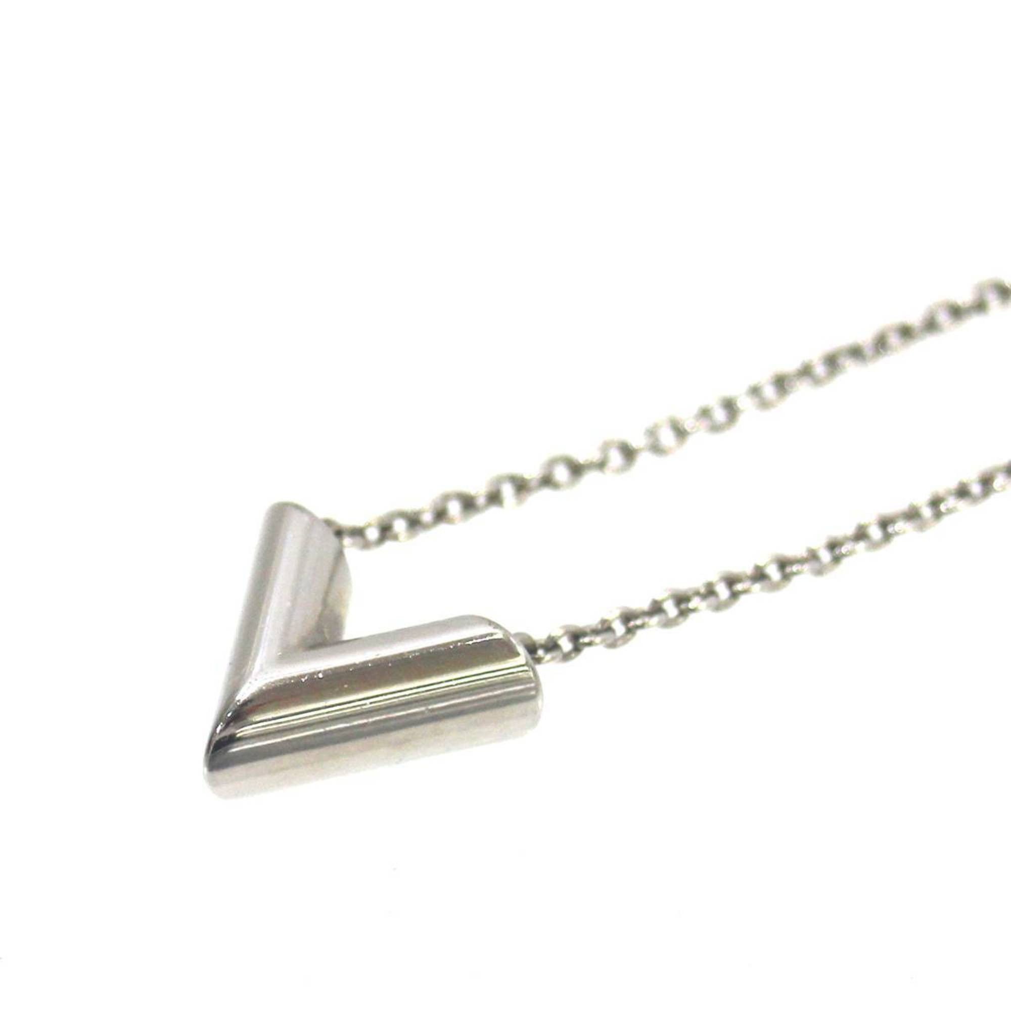 Louis Vuitton LOUIS VUITTON Essential V Necklace, Silver, M63197, LE4262, Neck circumference: Approximately 42.5-48cm Size ONE SIZE - 4 Thumbnail