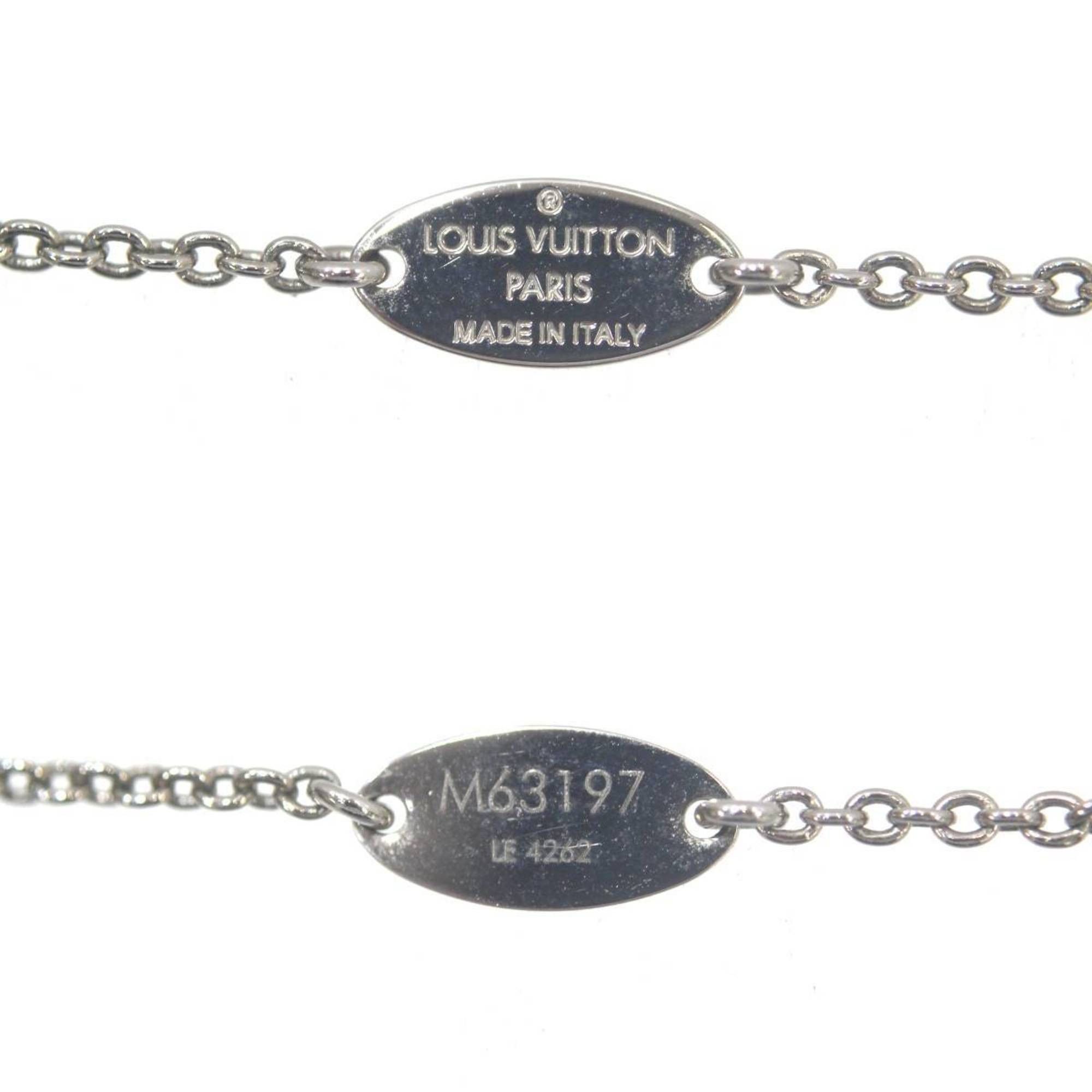 Louis Vuitton LOUIS VUITTON Essential V Necklace, Silver, M63197, LE4262, Neck circumference: Approximately 42.5-48cm Size ONE SIZE - 5 Thumbnail