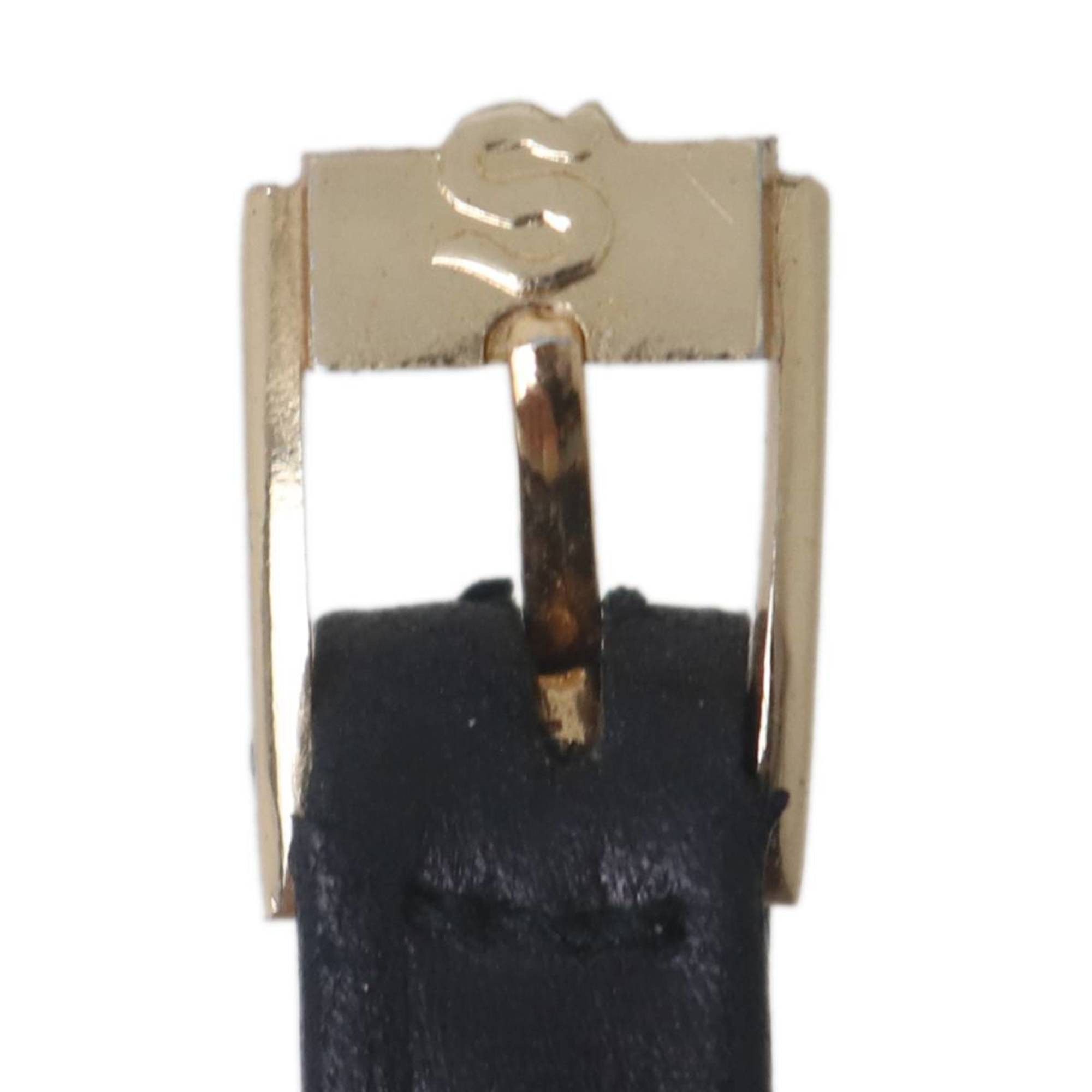 Seiko SEIKO Merit Women's Hand-Wound DiaShock 17 Jewels Watch, Gold and Black, 5257, Fits wrists from 14cm to 17.5cm Size ONE SIZE - 8 Thumbnail