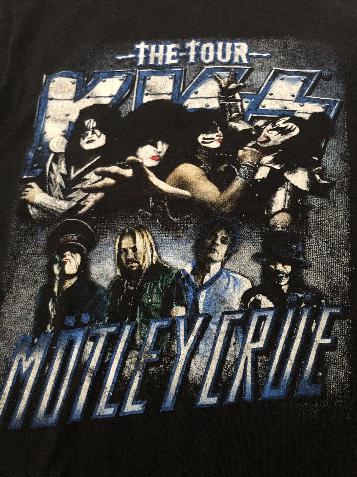 Kiss Motley Crue Tour T-shirt