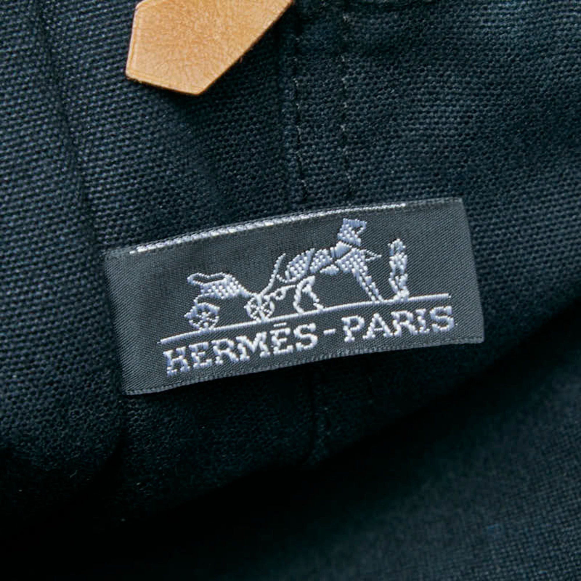 Hermes Hermes Four Tote MM Bag Handbag Black/Gray Canvas Women's HERMES Size ONE SIZE - 9 Thumbnail