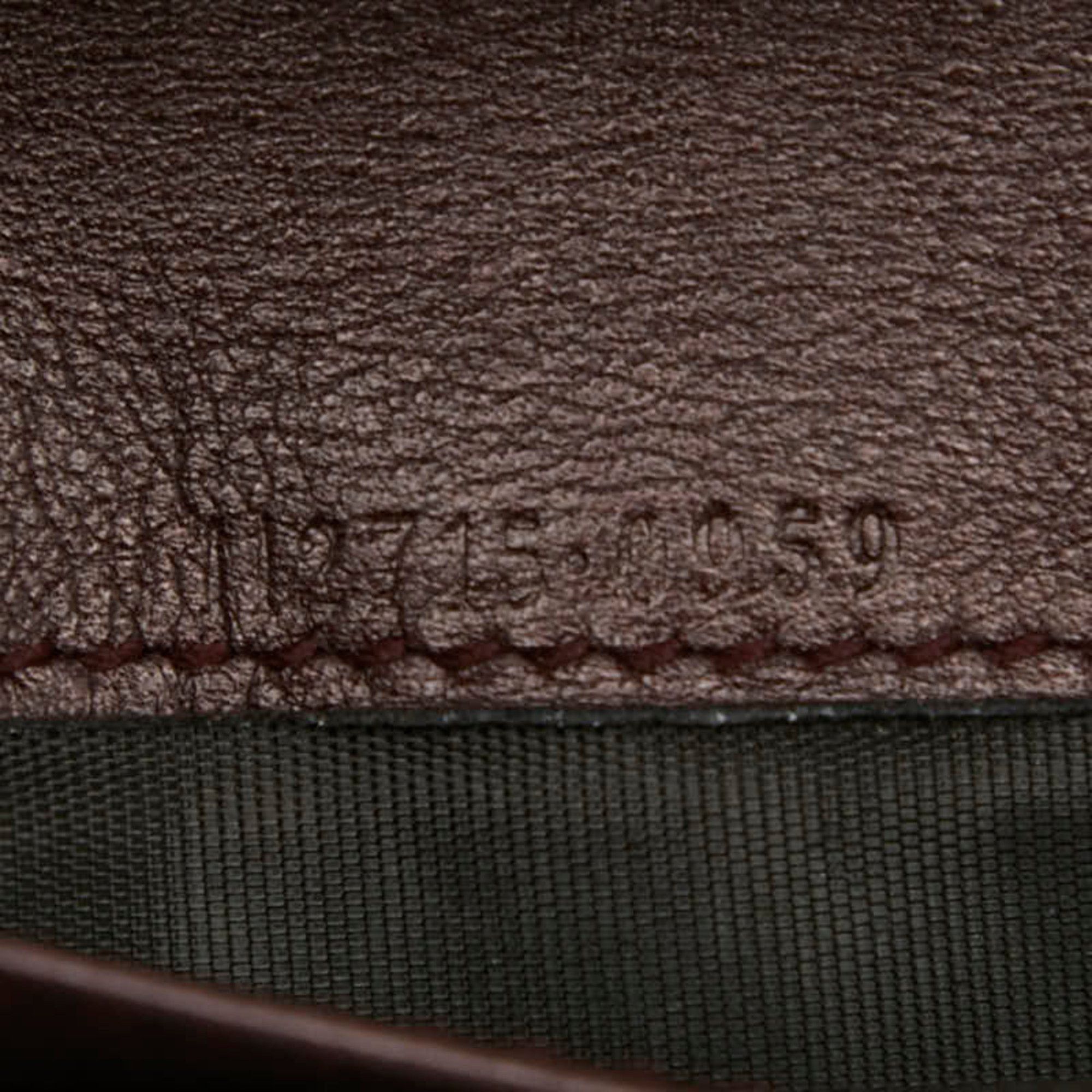 Gucci Gucci Guccissima Double-Hook Long Wallet 112715 Brown Leather Women's GUCCI Size ONE SIZE - 11 Thumbnail