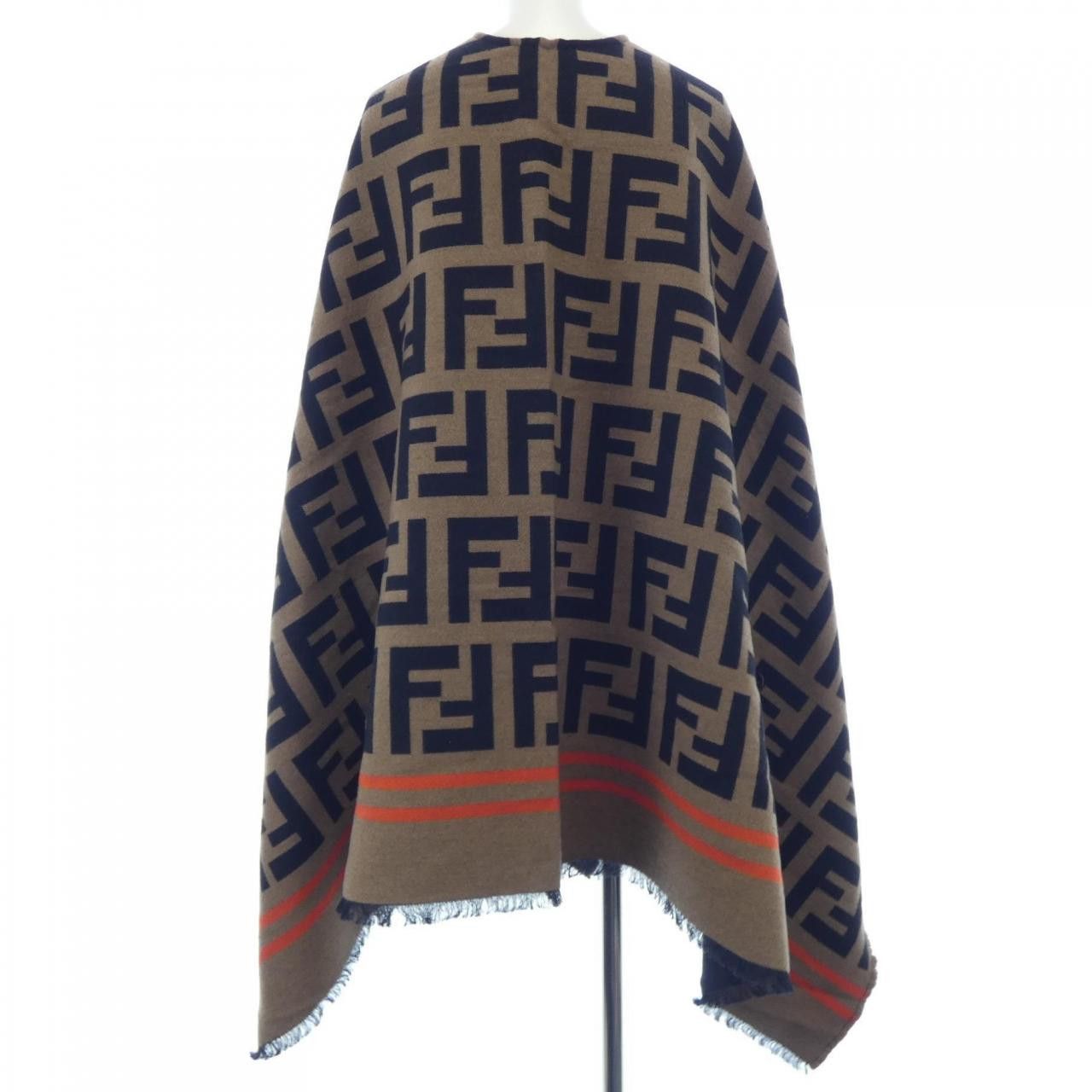 Fendi Fendi Fendi FXX636 A3Q1 Wool Cape Others Outerwear FXX636A3Q1 DUTY FREE for USA Size ONE SIZE - 2 Thumbnail