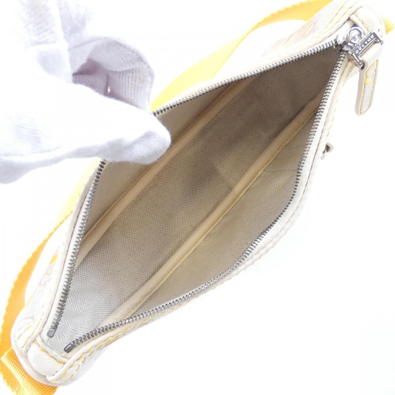 Celine Celine Coated Canvas Accessory Pouch Canvas Vanity Bag DUTY FREE for USA