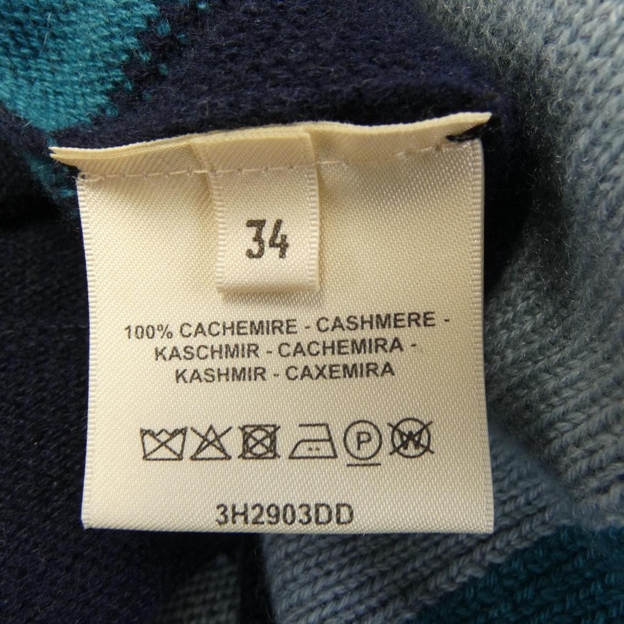 Hermes Hermes Hermes 3H2903DO Cashmere Poncho Others Outerwear DUTY FREE for USA Size ONE SIZE - 3 Thumbnail