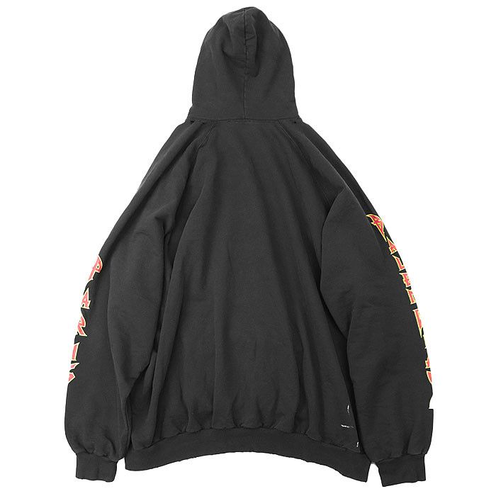 Balenciaga Balenciaga Balenciaga Cracking Logo Cotton Hoodie Cotton Sweatshirts & Hoodies DUTY FREE for USA Size ONE SIZE - 6 Thumbnail