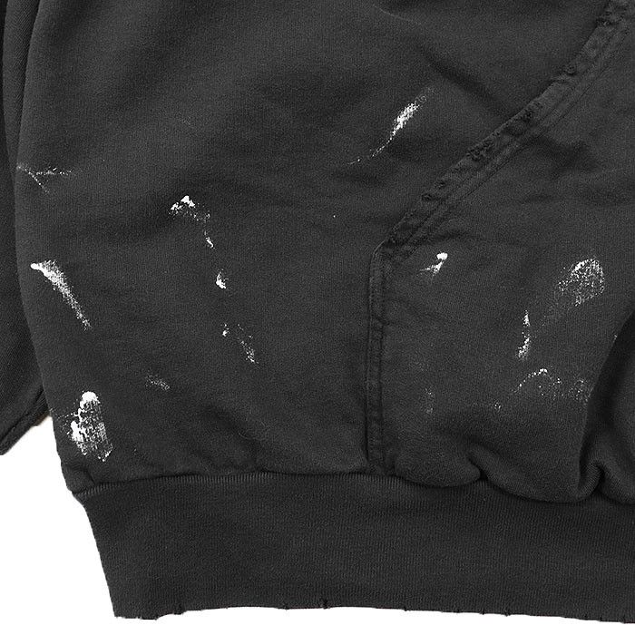 Balenciaga Balenciaga Balenciaga Cracking Logo Cotton Hoodie Cotton Sweatshirts & Hoodies DUTY FREE for USA Size ONE SIZE - 3 Thumbnail