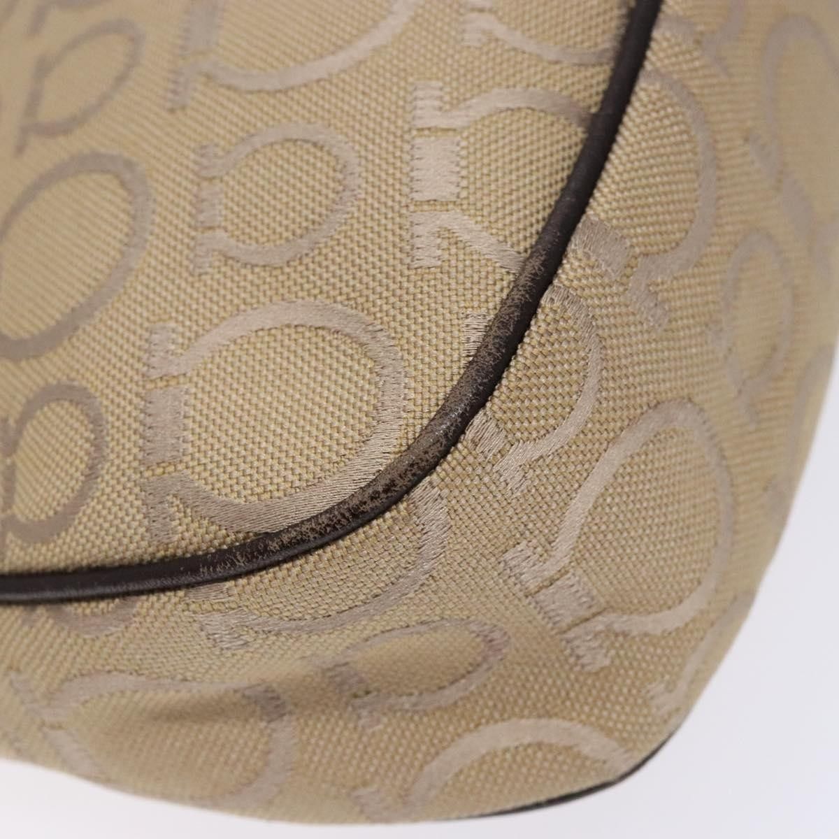 Salvatore Ferragamo Salvatore Ferragamo Gancini handbag Canvas and Leather Size ONE SIZE - 9 Thumbnail