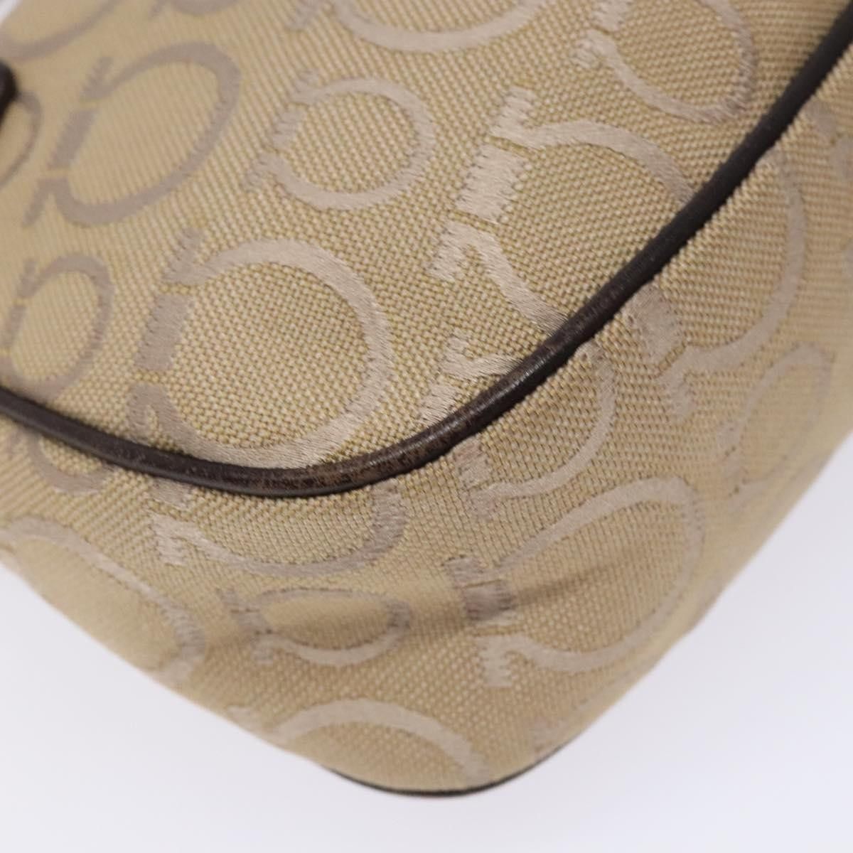 Salvatore Ferragamo Salvatore Ferragamo Gancini handbag Canvas and Leather Size ONE SIZE - 11 Thumbnail