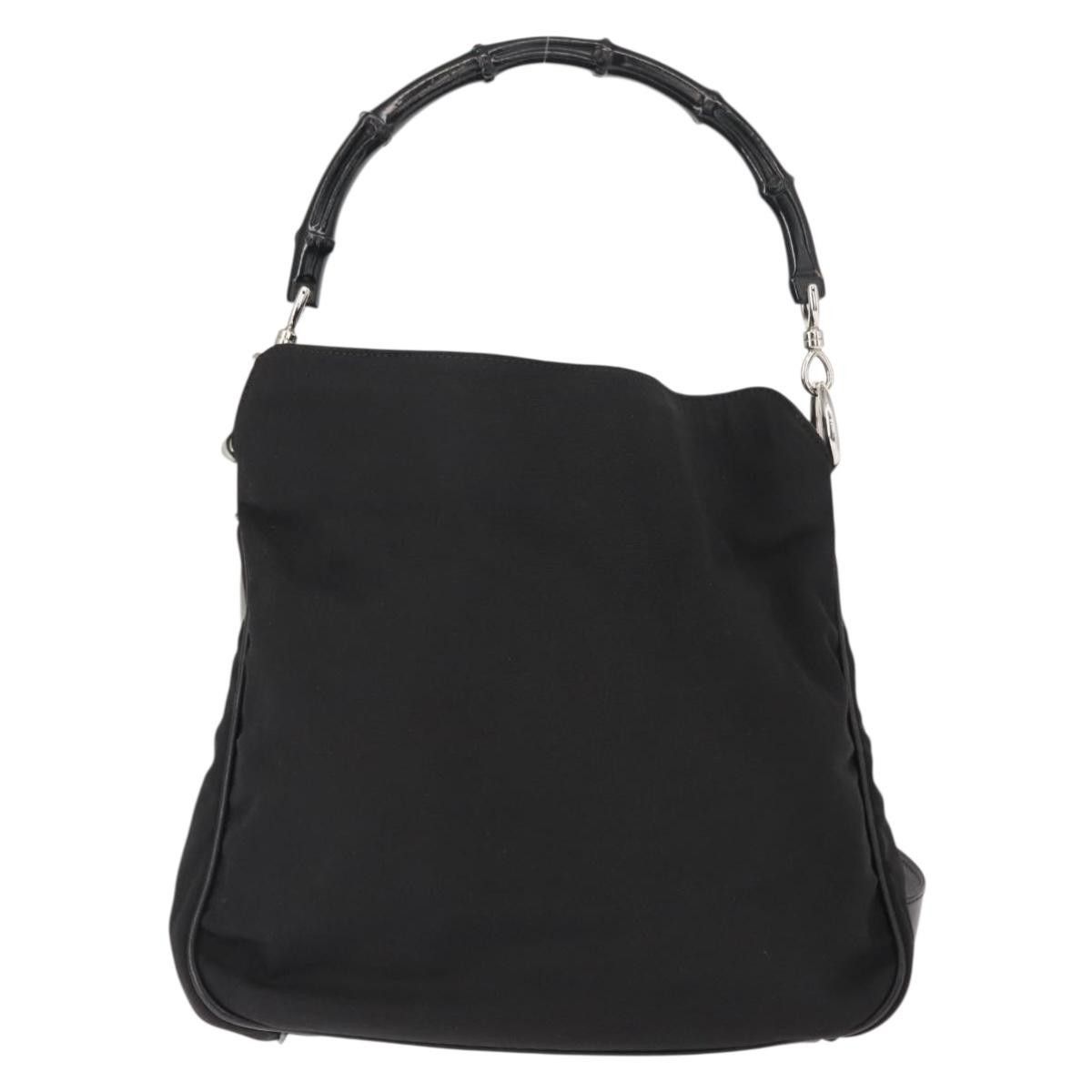 Gucci Gucci Vintage Bamboo Shoulder Bag Nylon Size ONE SIZE - 2 Thumbnail