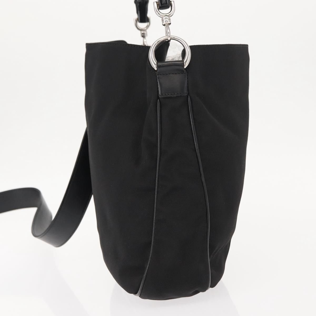 Gucci Gucci Vintage Bamboo Shoulder Bag Nylon Size ONE SIZE - 4 Thumbnail