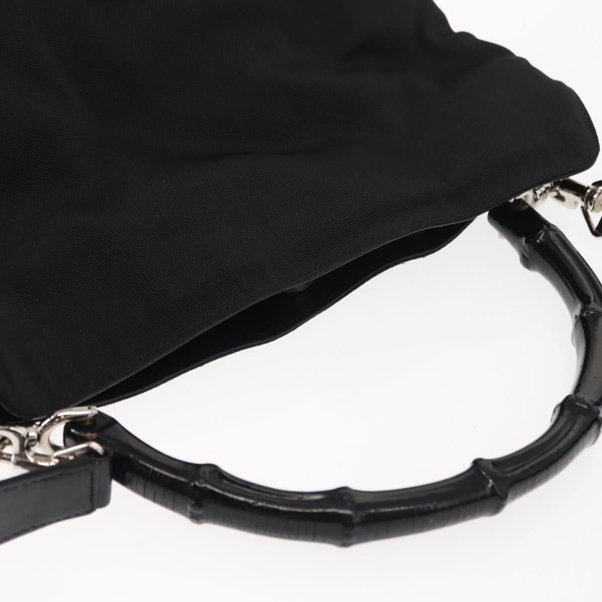 Gucci Gucci Vintage Bamboo Shoulder Bag Nylon Size ONE SIZE - 8 Thumbnail