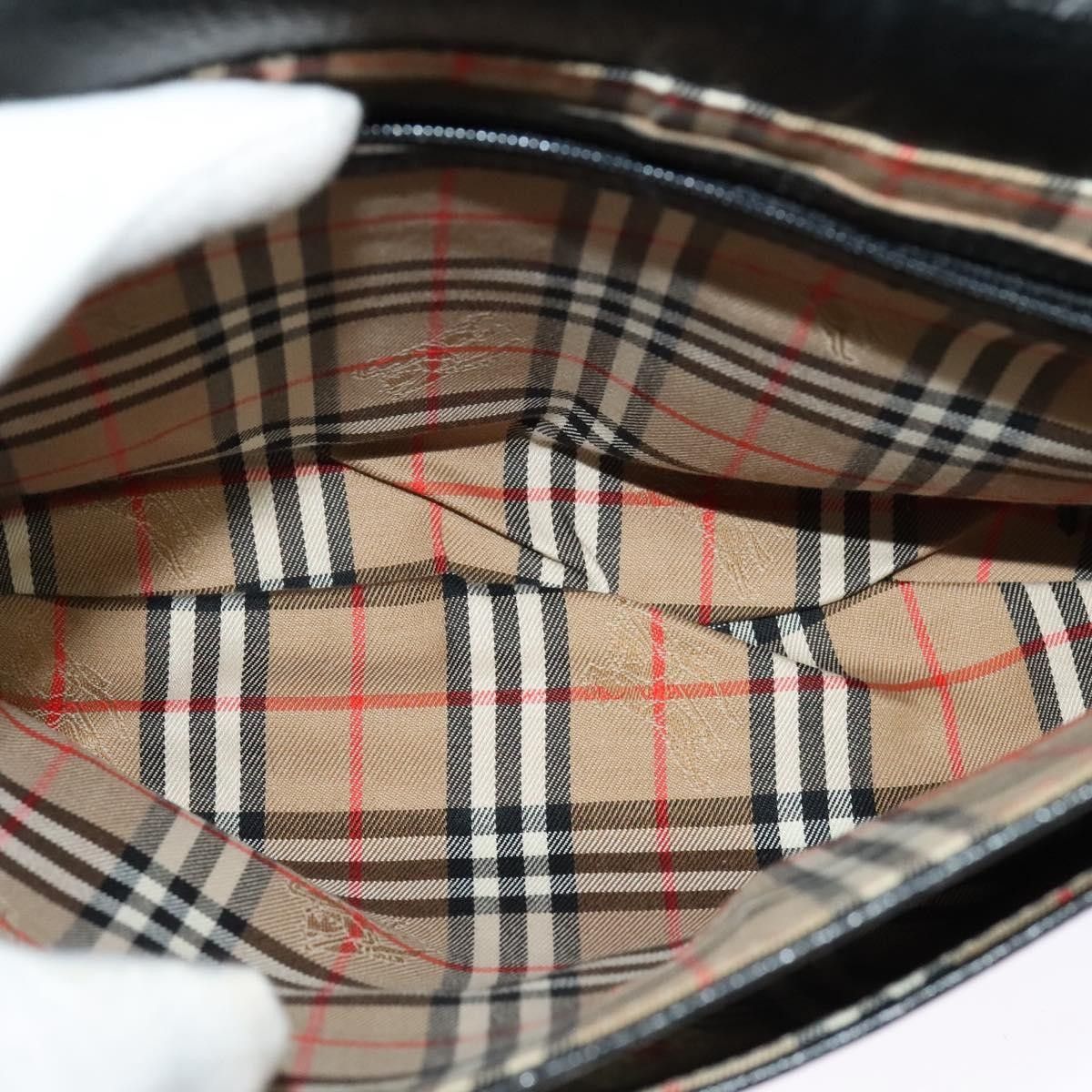 Burberry Burberry Vintage Crossbody Bag Leather Size ONE SIZE - 5 Thumbnail