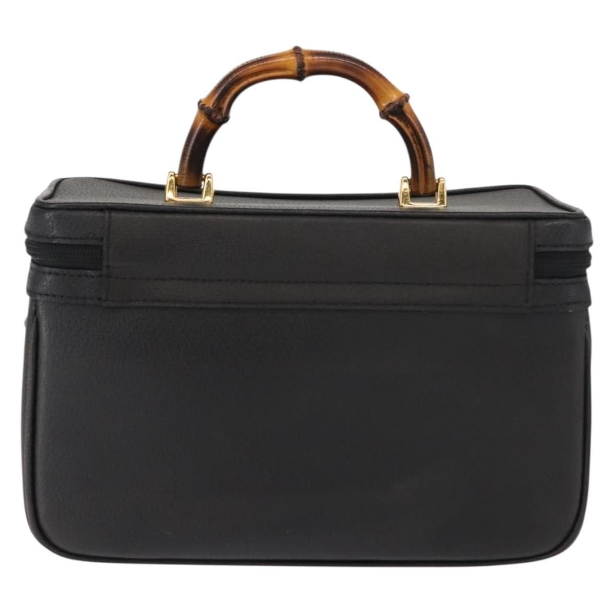Gucci Gucci Vintage Bamboo Vanity Case Leather Size ONE SIZE - 2 Thumbnail