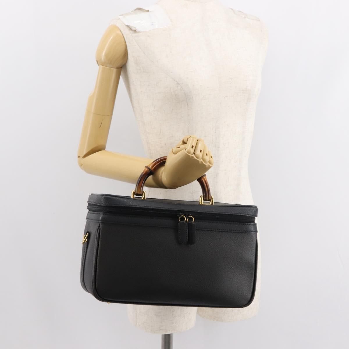 Gucci Gucci Vintage Bamboo Vanity Case Leather Size ONE SIZE - 16 Thumbnail
