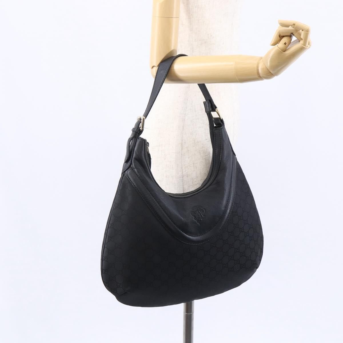 Gucci Gucci Hobo Shoulder Bag Canvas with Guccissima Leather Size ONE SIZE - 15 Thumbnail