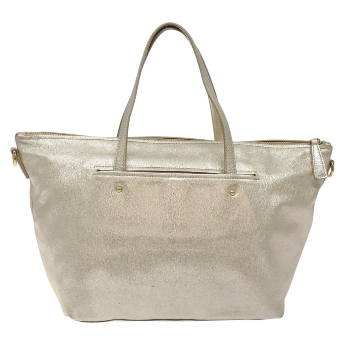 Salvatore Ferragamo Salvatore Ferragamo Vintage Zip Tote Leather Size ONE SIZE - 2 Thumbnail