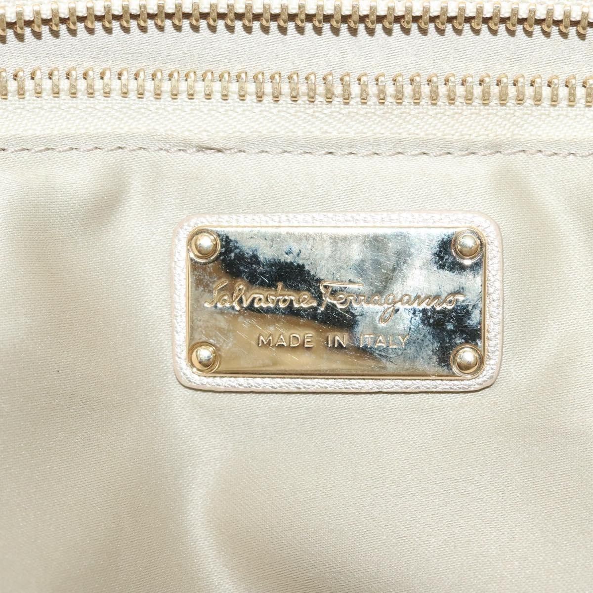 Salvatore Ferragamo Salvatore Ferragamo Vintage Zip Tote Leather Size ONE SIZE - 6 Thumbnail