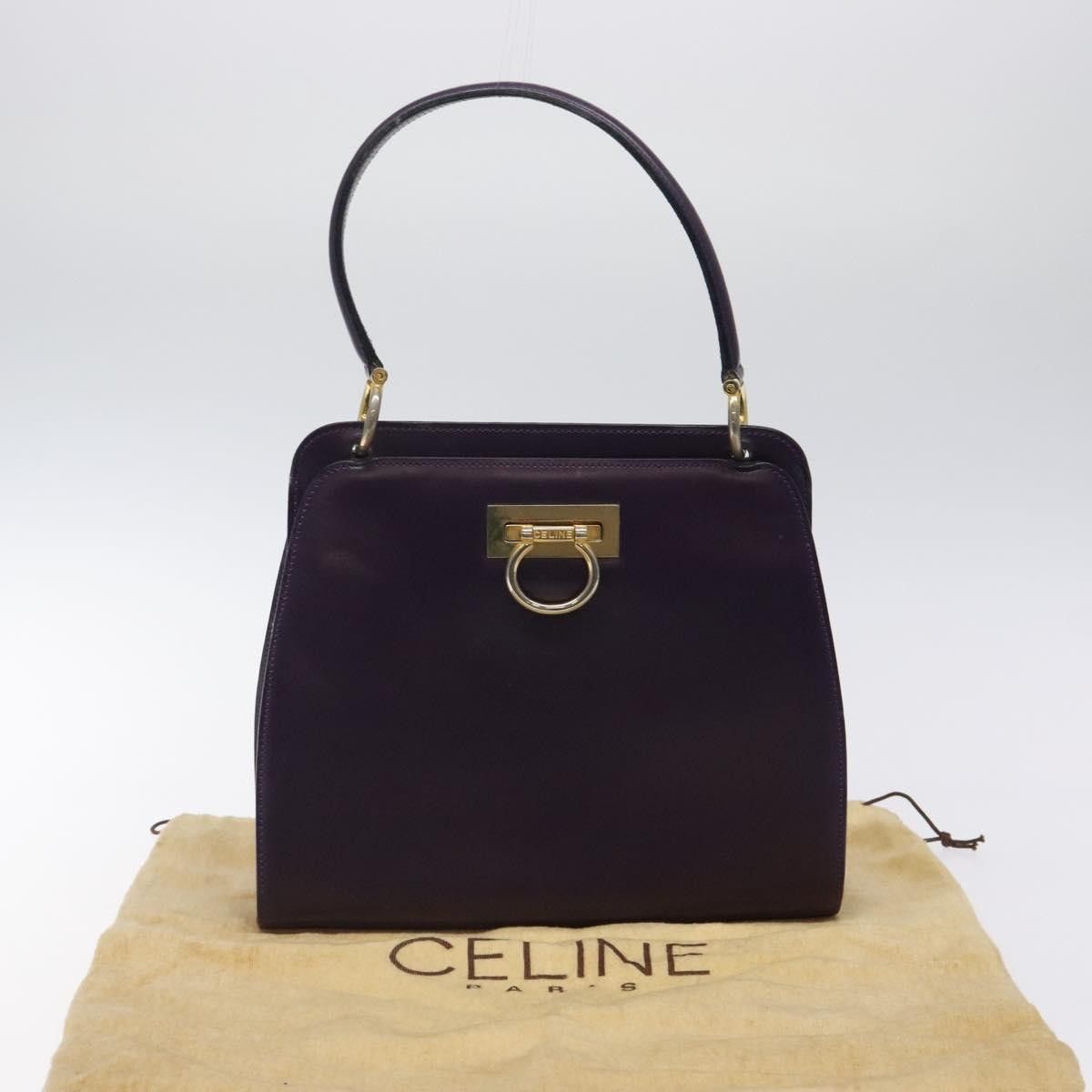 Celine Celine Gancini Handbag Leather Size ONE SIZE - 15 Thumbnail