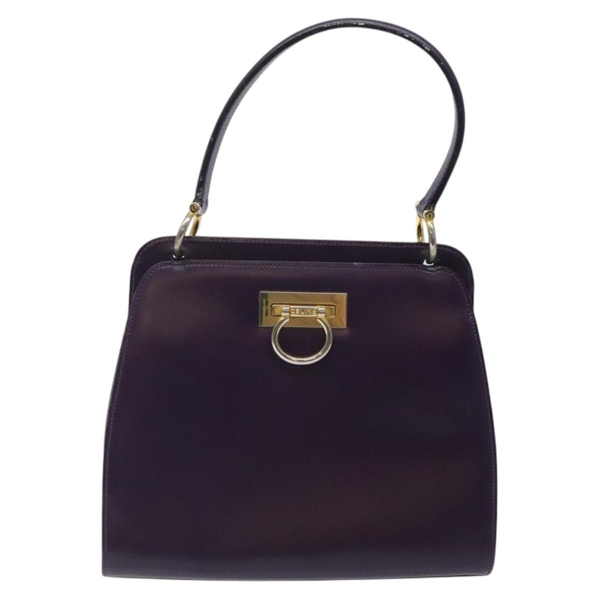 Celine Celine Gancini Handbag Leather Size ONE SIZE - 2 Thumbnail