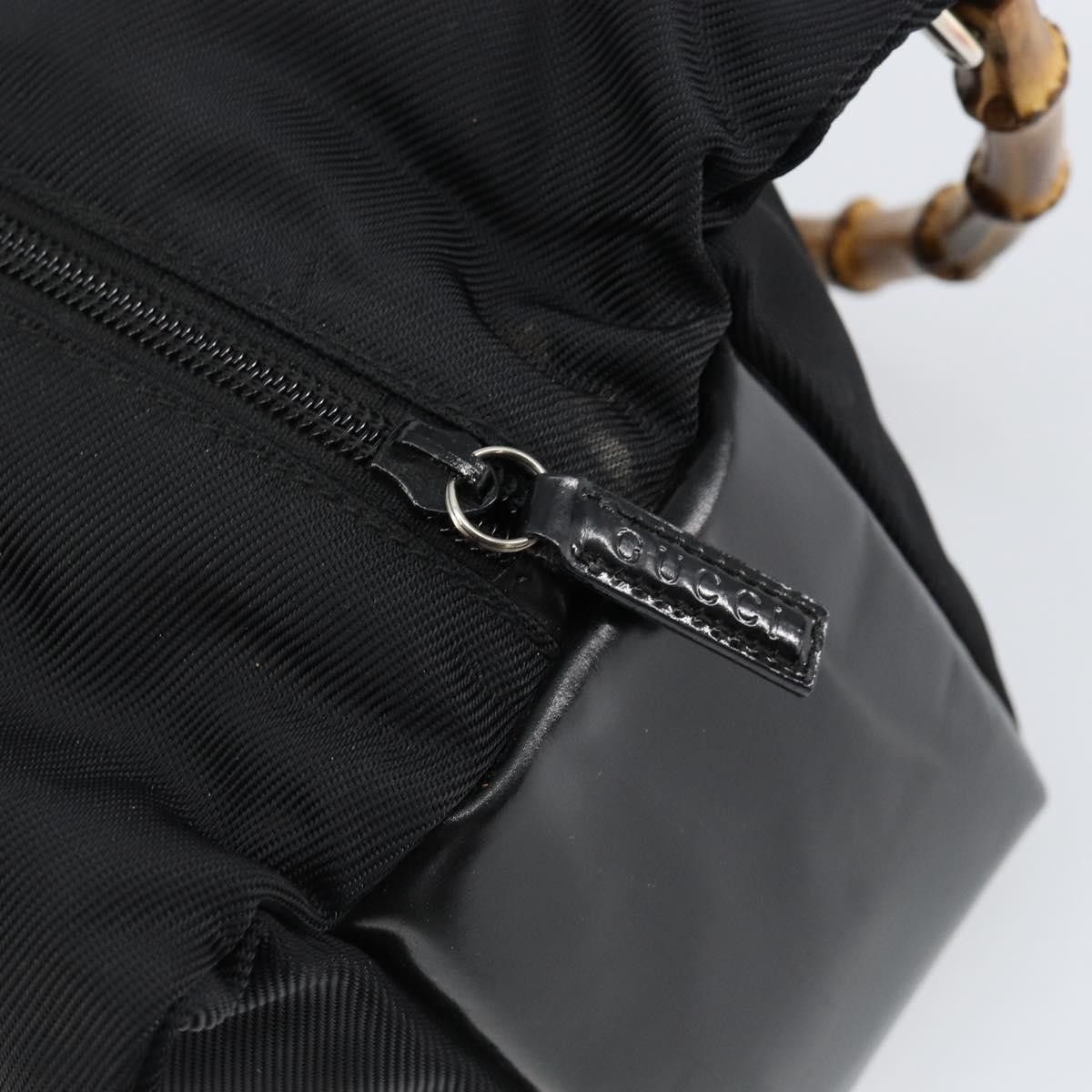 Gucci Gucci Vintage Bamboo Handle Bag Leather Size ONE SIZE - 13 Thumbnail