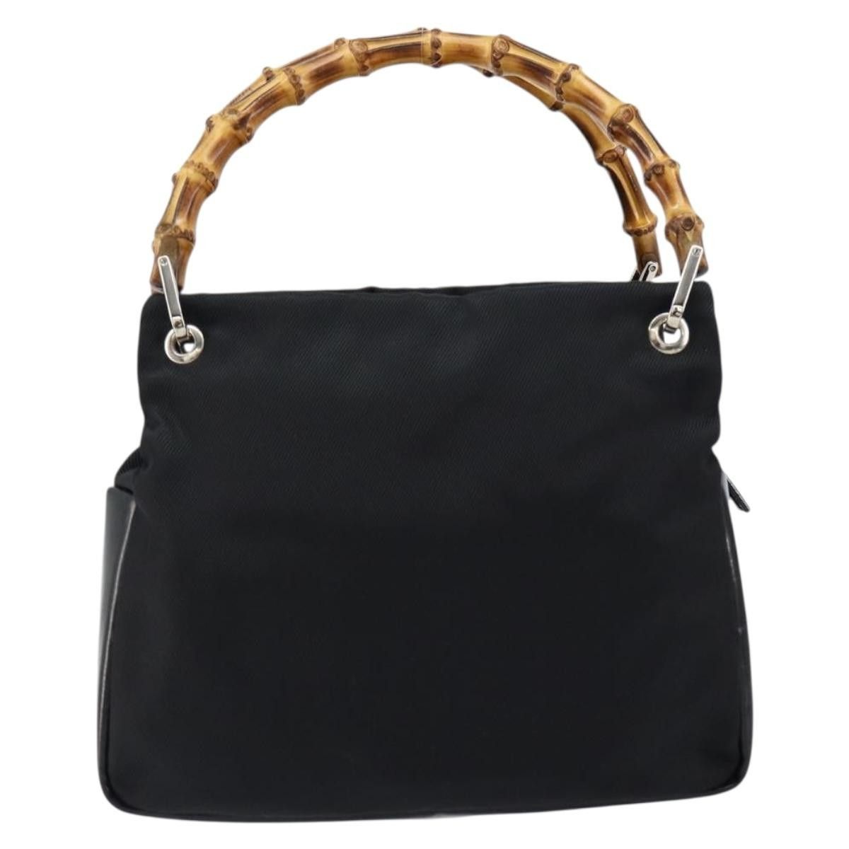 Gucci Gucci Vintage Bamboo Handle Bag Leather Size ONE SIZE - 2 Thumbnail