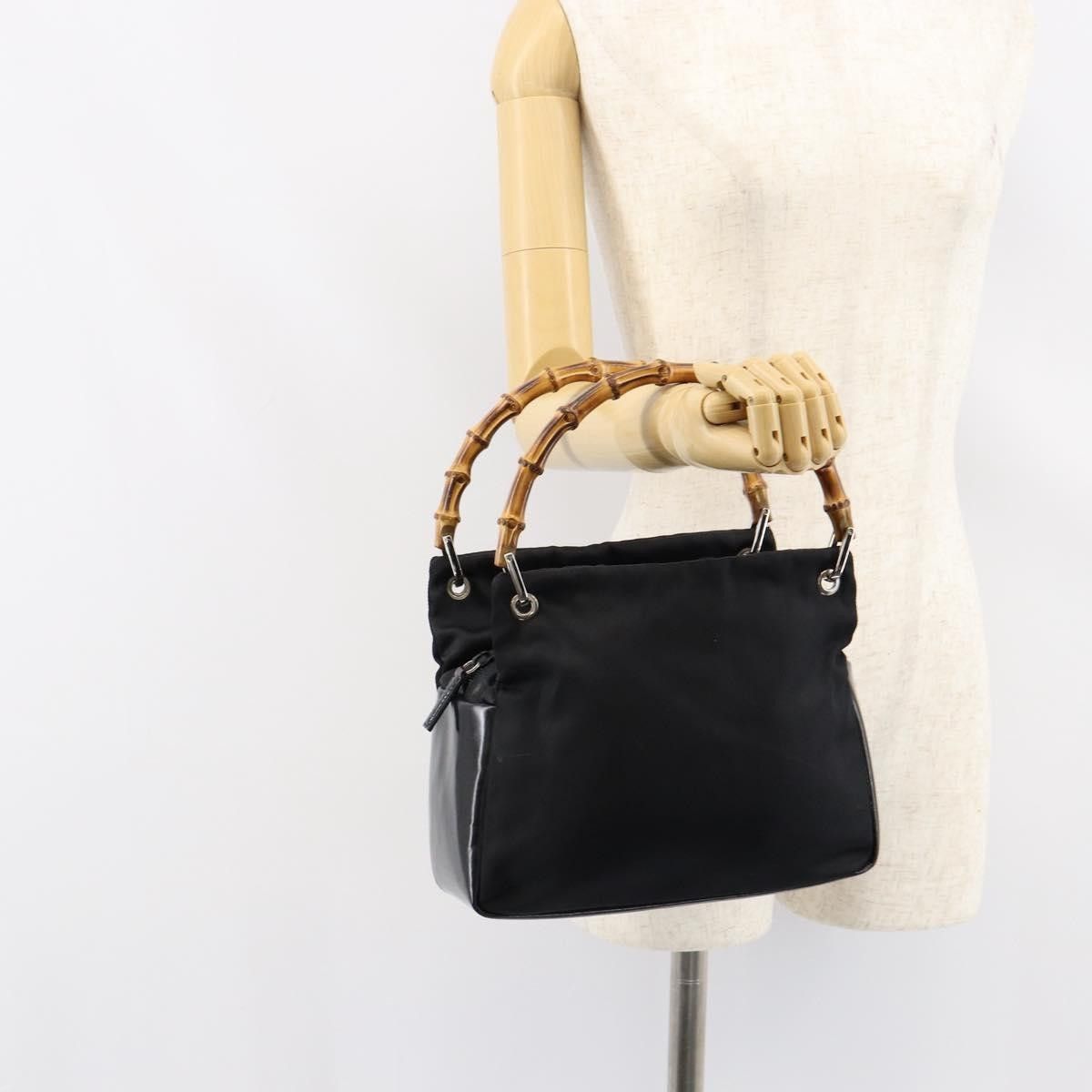 Gucci Gucci Vintage Bamboo Handle Bag Leather Size ONE SIZE - 14 Thumbnail