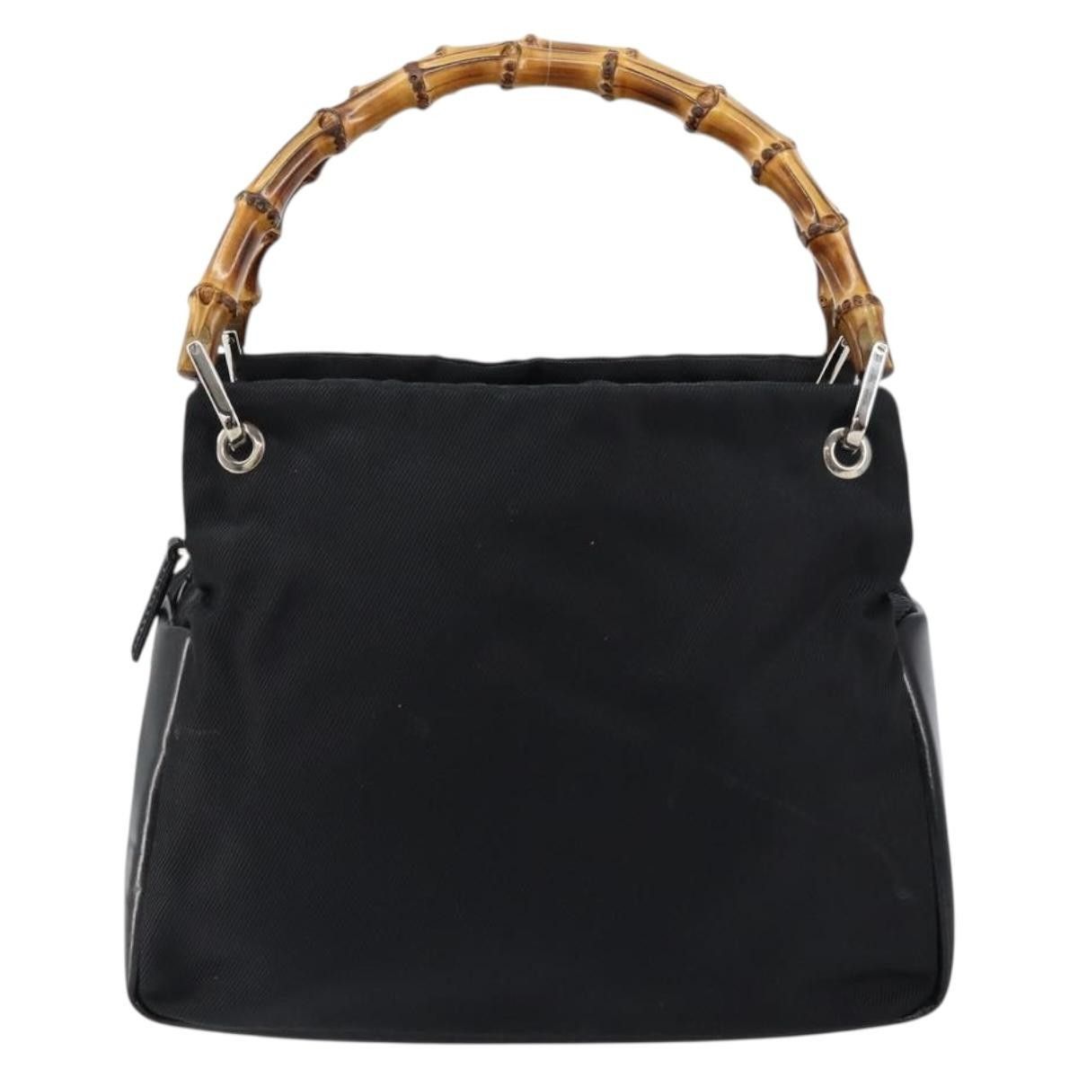Gucci Gucci Vintage Bamboo Handle Bag Leather Size ONE SIZE - 18 Thumbnail