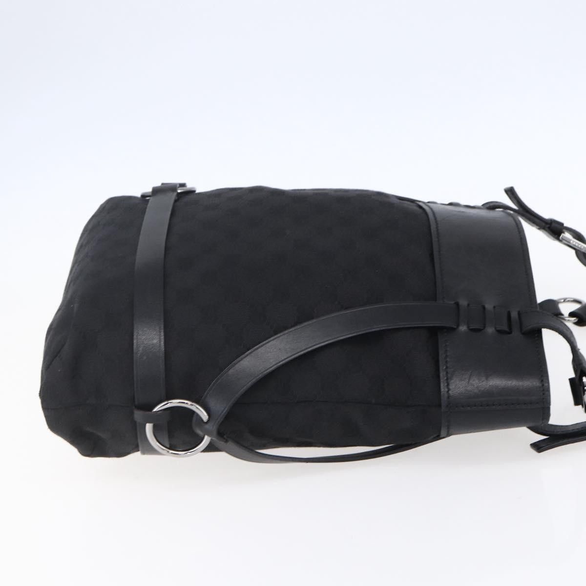 Gucci Gucci Vintage Harness Tote GG Canvas with Leather Size ONE SIZE - 4 Thumbnail