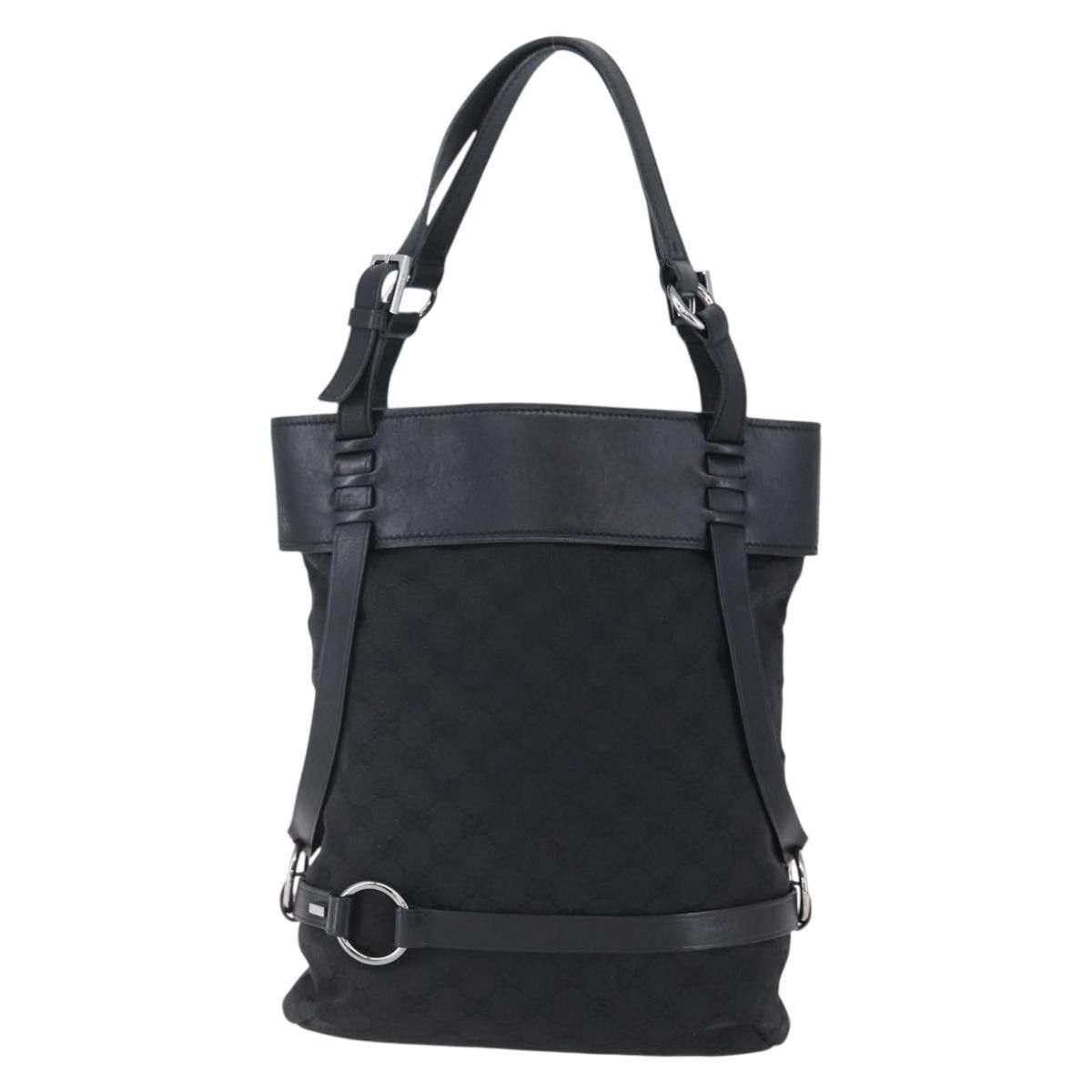 Gucci Gucci Vintage Harness Tote GG Canvas with Leather Size ONE SIZE - 21 Thumbnail
