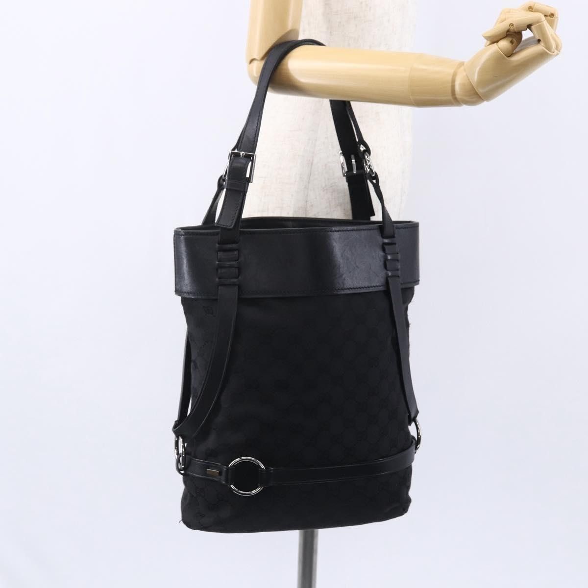 Gucci Gucci Vintage Harness Tote GG Canvas with Leather Size ONE SIZE - 15 Thumbnail