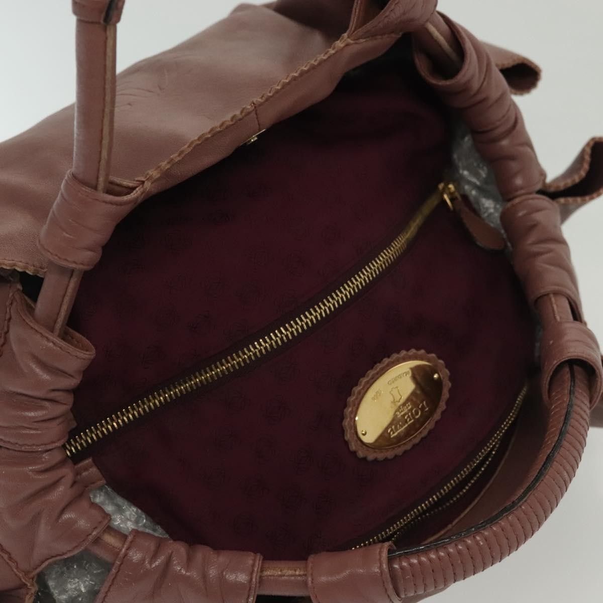 Loewe Loewe Anagram Logo Nappa Aire Hand Bag Leather Size ONE SIZE - 16 Thumbnail