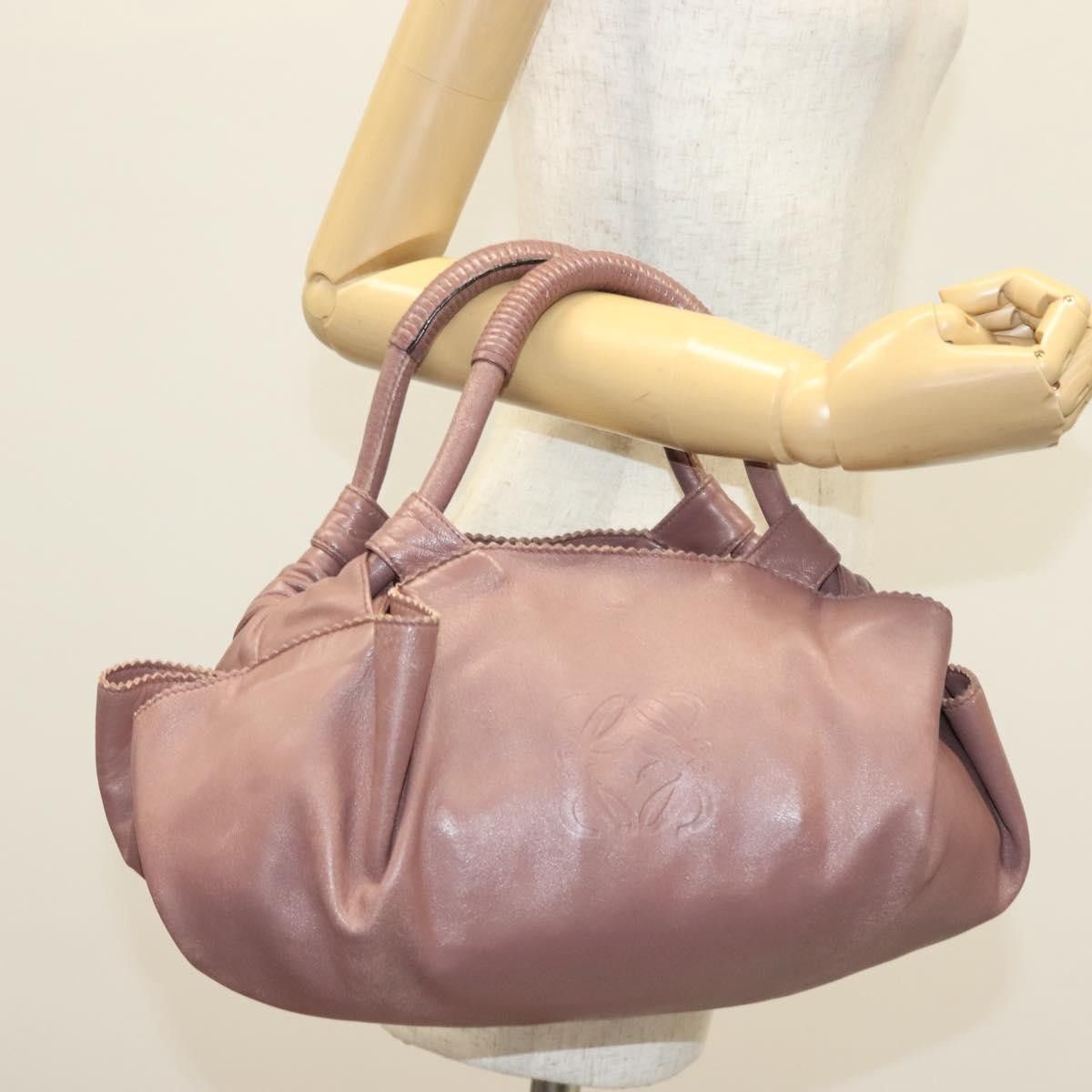 Loewe Loewe Anagram Logo Nappa Aire Hand Bag Leather Size ONE SIZE - 14 Thumbnail