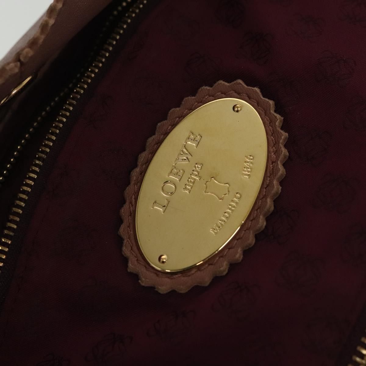 Loewe Loewe Anagram Logo Nappa Aire Hand Bag Leather Size ONE SIZE - 6 Thumbnail