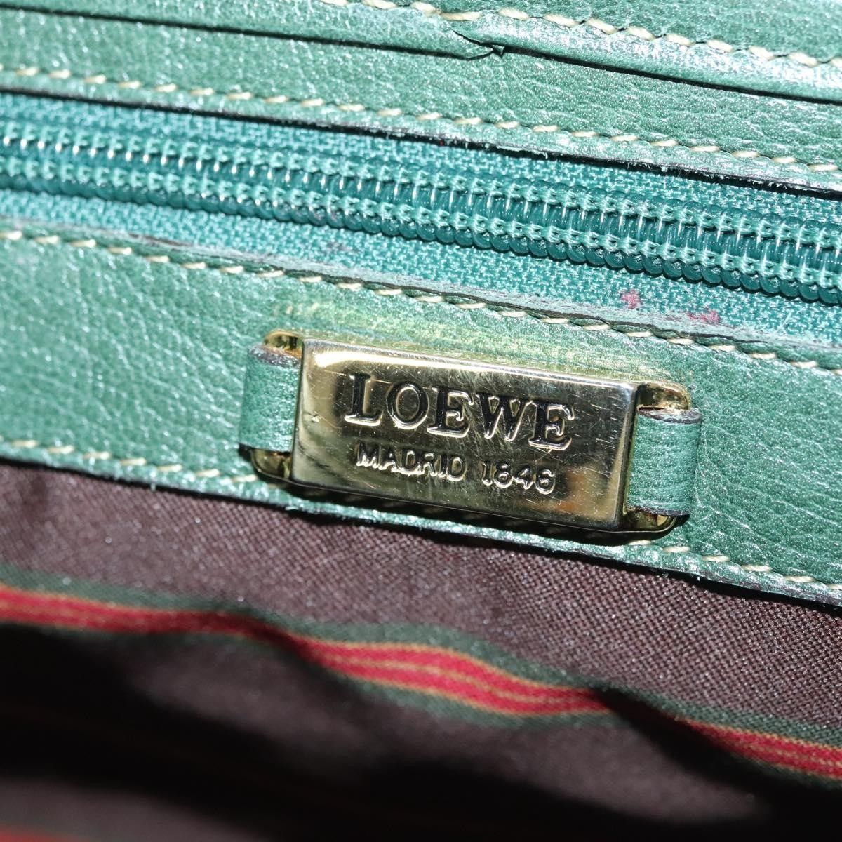 Loewe Loewe Vintage Velazquez Top Handle Bag Leather Size ONE SIZE - 6 Thumbnail