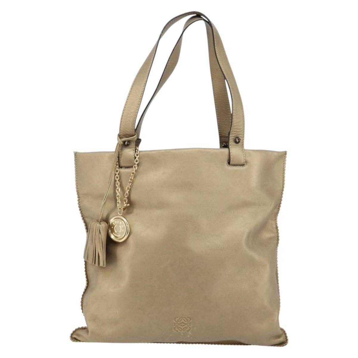 Loewe Loewe Anagram Tote Leather Size ONE SIZE - 18 Thumbnail